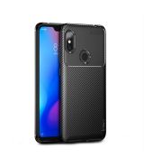 Púzdro (Zadný kryt) IPAKY CARBON FIBER CASE pre XIAOMI REDMI NOTE 6 (NOTE 6 PRO) - čierne