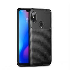 Púzdro (Zadný kryt) IPAKY CARBON FIBER CASE pre XIAOMI REDMI NOTE 6 (NOTE 6 PRO) - čierne