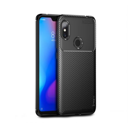 Púzdro (Zadný kryt) IPAKY CARBON FIBER CASE pre XIAOMI REDMI NOTE 6 (NOTE 6 PRO) - čierne