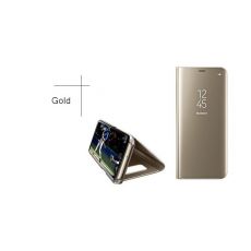 Knižkové púzdro CLEAR VIEW COVER pre SAMSUNG GALAXY J4+ (J415F) 2018 - zlaté