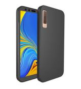 Púzdro 360 FULL BODY + TVRDENÉ SKLO pre SAMSUNG GALAXY A7 (A750F) 2018 - čierne