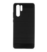 Púzdro CARBON CASE pre HUAWEI P30 PRO - čierne
