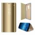 Knižkové púzdro CLEAR VIEW COVER pre SAMSUNG GALAXY S10+ (G975F) - zlaté