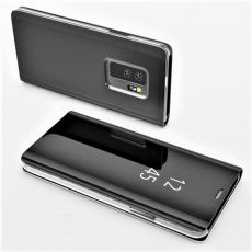 Knižkové púzdro CLEAR VIEW COVER pre SAMSUNG GALAXY S10+ (G975F) - čierne