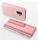 Knižkové púzdro CLEAR VIEW COVER pre SAMSUNG GALAXY J6+ (J610F) 2018 - ružové