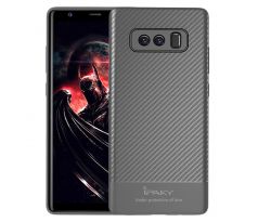 Púzdro (Zadný kryt) IPAKY CARBON FIBER CASE pre SAMSUNG GALAXY NOTE 8 (N950F) - šedé