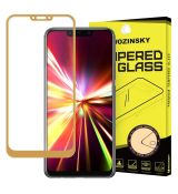 Tvrdené sklo WOZINSKY 5D FULL COVER (full glue) 9H PRO (TG) pre HUAWEI MATE 20 LITE - zlaté
