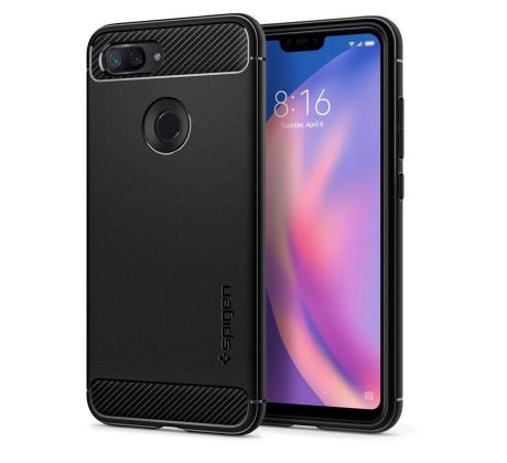 Púzdro SPIGEN RUGGED ARMOR™ pre XIAOMI Mi 8 LITE - čierne