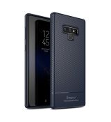 Púzdro (Zadný kryt) IPAKY CARBON FIBER CASE pre SAMSUNG GALAXY NOTE 9 (N960F) - modré