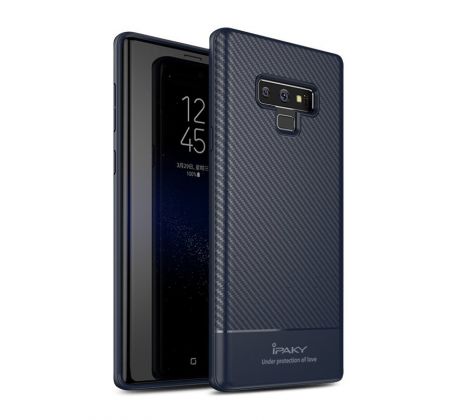 Púzdro (Zadný kryt) IPAKY CARBON FIBER CASE pre SAMSUNG GALAXY NOTE 9 (N960F) - modré