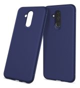 Púzdro TWILL TEXTURE pre HUAWEI NOVA 3 - modré