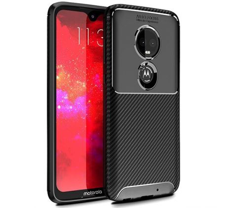 Púzdro FOCUS CARBON CASE pre MOTOROLA MOTO G7/G7 PLUS - čierne