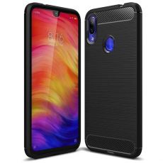 Púzdro RUGGED CARBON CASE pre XIAOMI REDMI NOTE 7 (NOTE 7 PRO) - čierne