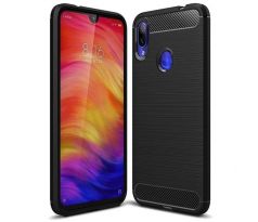 Púzdro RUGGED CARBON CASE pre XIAOMI REDMI NOTE 7 (NOTE 7 PRO) - čierne