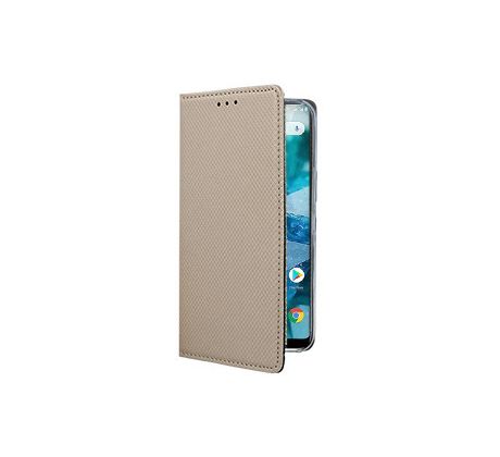 Púzdro knižkové SMART BOOK CASE pre NOKIA 7.1 (2018) - zlaté