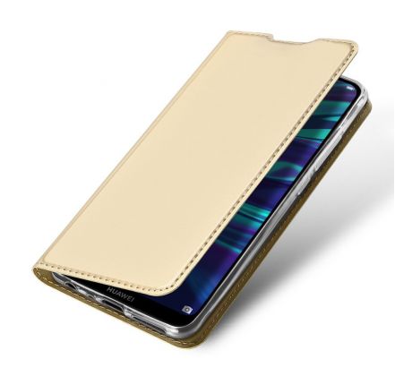 Púzdro knižkové DUX DUCIS PRO SKIN SERIES pre HUAWEI P SMART (2019)/HONOR 10 LITE - zlaté