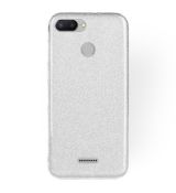 Púzdro SHINING CASE pre XIAOMI REDMI 6/6A - strieborné