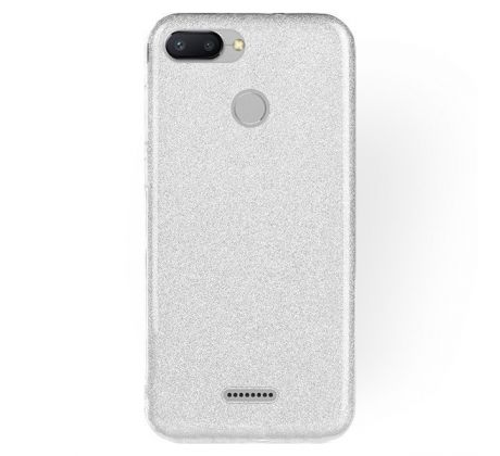 Púzdro SHINING CASE pre XIAOMI REDMI 6/6A - strieborné