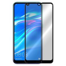 Tvrdené sklo 5D FULL COVER (full glue) 9H PRO (TG) pre HUAWEI Y7 (2019) - čierne