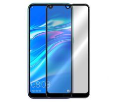 Tvrdené sklo 5D FULL COVER (full glue) 9H PRO (TG) pre HUAWEI Y7 (2019) - čierne