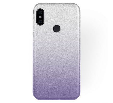 Púzdro SHINING CASE pre XIAOMI REDMI NOTE 6 (NOTE 6 PRO) - fialovo strieborné