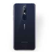 Púzdro SILIKÓNOVÉ ULTRA SLIM 0,3mm pre NOKIA 7.1 (2018) - transparentné