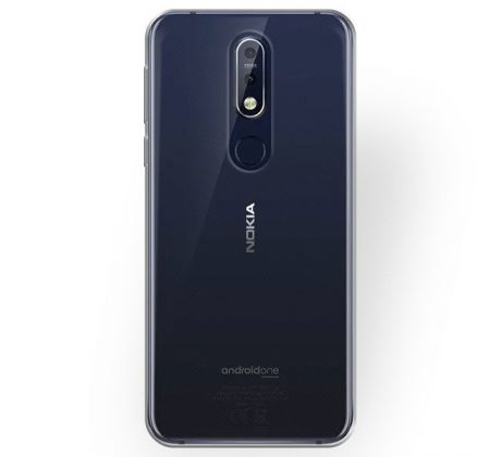 Púzdro SILIKÓNOVÉ ULTRA SLIM 0,3mm pre NOKIA 7.1 (2018) - transparentné