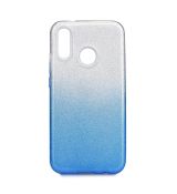 Púzdro FORCELL SHINING pre HUAWEI P20 LITE - modro transparentné