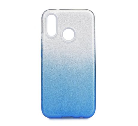 Púzdro FORCELL SHINING pre HUAWEI P20 LITE - modro transparentné