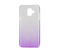 Púzdro FORCELL SHINING pre SAMSUNG GALAXY A6 (A600F) 2018 - fialovo transparentné