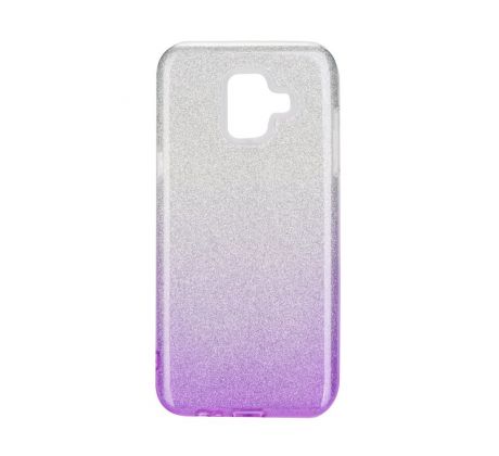 Púzdro FORCELL SHINING pre SAMSUNG GALAXY A6 (A600F) 2018 - fialovo transparentné