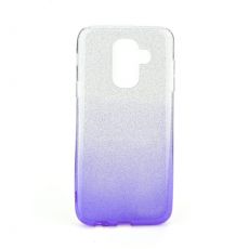 Púzdro FORCELL SHINING pre SAMSUNG GALAXY A6+ (A605F) 2018 - fialovo transparentné