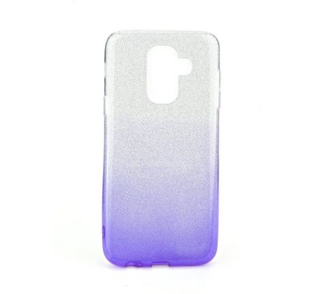 Púzdro FORCELL SHINING pre SAMSUNG GALAXY A6+ (A605F) 2018 - fialovo transparentné