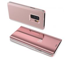 Knižkové púzdro CLEAR VIEW COVER pre HUAWEI P30 LITE - ružové