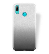 Púzdro SHINING CASE pre HUAWEI P SMART (2019)/HONOR 10 LITE - čierno transparentné