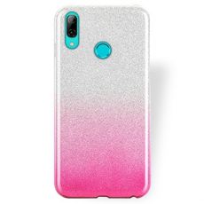 Púzdro SHINING CASE pre HUAWEI P SMART (2019)/HONOR 10 LITE - ružovo transparentné