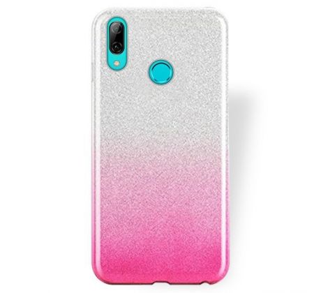 Púzdro SHINING CASE pre HUAWEI P SMART (2019)/HONOR 10 LITE - ružovo transparentné