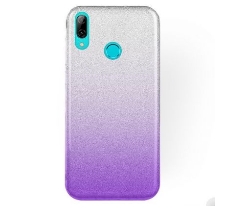 Púzdro SHINING CASE pre HUAWEI P SMART (2019)/HONOR 10 LITE - fialovo transparentné