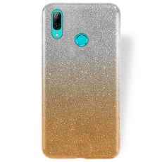 Púzdro SHINING CASE pre HUAWEI P SMART (2019)/HONOR 10 LITE - zlato transparentné