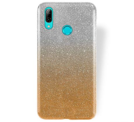 Púzdro SHINING CASE pre HUAWEI P SMART (2019)/HONOR 10 LITE - zlato transparentné