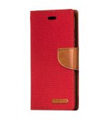 Púzdro knižkové MERCURY CANVAS BOOK pre SAMSUNG GALAXY NOTE 8 (N950F) - červené