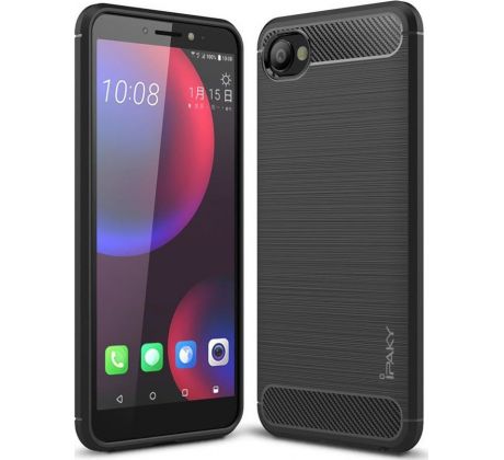 Púzdro (Zadný kryt) IPAKY CARBON CASE pre HTC DESIRE 12 - čierne