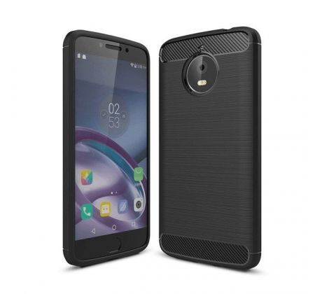 Púzdro CARBON LUX CASE pre LENOVO MOTO G6 PLUS - čierne