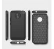 Púzdro CARBON LUX CASE pre LENOVO MOTO G6 PLUS - čierne