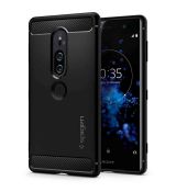 Púzdro SPIGEN RUGGED ARMOR™ pre SONY XPERIA XZ2 PREMIUM - čierne