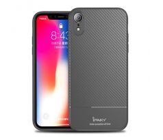 Púzdro (Zadný kryt) IPAKY CARBON FIBER CASE pre APPLE IPHONE XR (6,1") - šedé