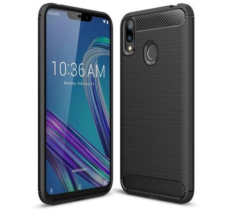 Púzdro CARBON CASE pre ASUS ZENFONE MAX M2 (ZB633KL) - čierne