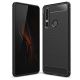Púzdro CARBON CASE pre HUAWEI P30 LITE - čierne