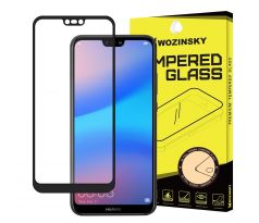 Tvrdené sklo WOZINSKY 5D FULL COVER (full glue) 9H PRO (TG) pre HUAWEI P20 LITE - čierne