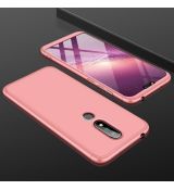 360°TPU Ochranný kryt pre NOKIA 6.1 (2018) - ružové